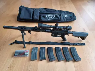 Ombygget Classic Army M4A1 + masser af reservedele