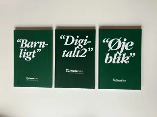 Barnligt + Digitalt2 + Øjeblik (3 bøger). Af Thoma