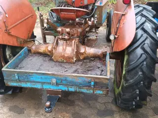 Traktor med kran
