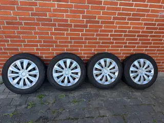 16 originale renault stålfælge med vinterdæk