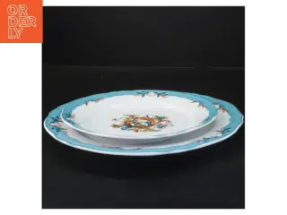 Dekorative tallerkener med mønster fra Firkløveren (str. Ø 21 cm og ø 26 cm)