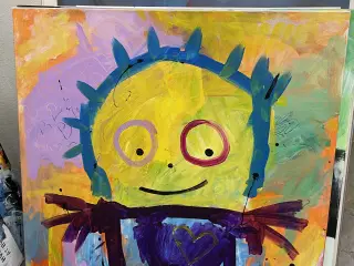 Skæve figurer på lærrede