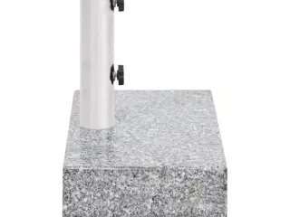 Parasolfod 45x25x8,3 cm granit lysegrå