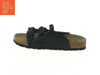 Sort sandal med remme fra Esmara (str. 37 )