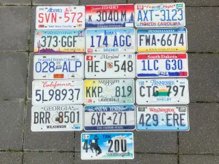 Amerikanske nummerplader