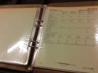 1967-68 Tolerance data guide, lastbiler+traktorer