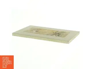 Dekorativt maleri med blomstermotiv fra Blomsterbander (str. 27 x 14 cm)