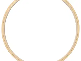 Broderiramme 25 cm - Holdbart træ med metalspænde