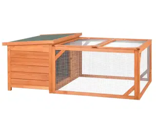 Kaninbur med løbegård