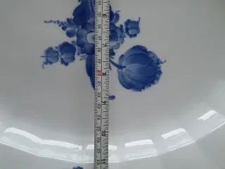 Blå Blomst ovalt fad.