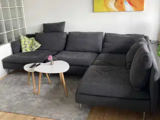 Sofa med chaiselong