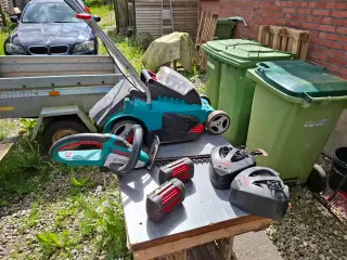 Bosch plæneklipper og hæk klipper
