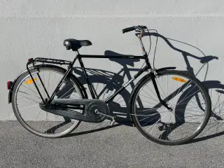 Sort Urania Turist retro herrecykel