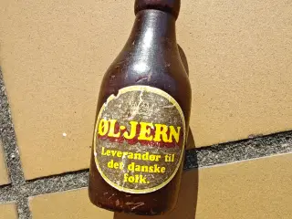 Øl Jern der ligner en gammel Faxe Fad Flaske