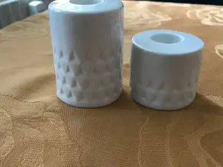 Porcelæns lysestager