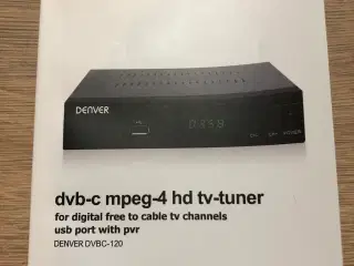 Denver DVBC-120 Receiver / Digital modtager