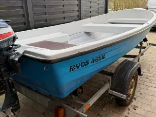 Ryds 465R jolle med 5hk Yamaha 