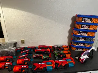 Kæmpe Samling X-Shot + Nerf