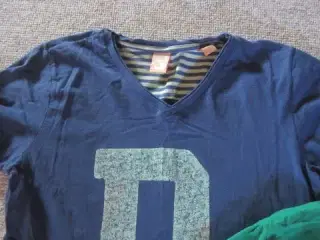 Str. 14 år, blå t-shirt