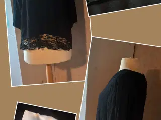 Sort top/ bluse str 42