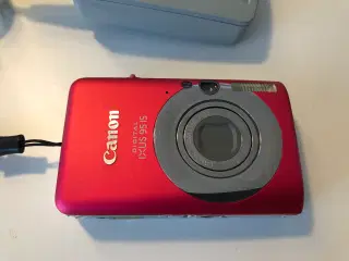 Canon Ixus 95 IS digital kamera i pink