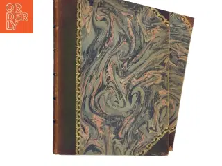 Antikke bøger med marmoreret cover (Bog)