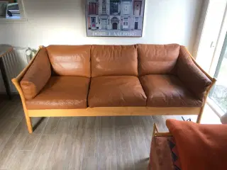  BRAMIN lædersofa