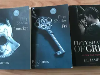 Bøger i serien fifty shades of grey på dansk