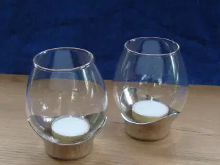 2 stk. Grace fyrfads lysestager fra Georg Jensen. 