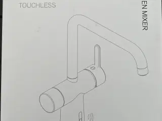 Damixa Touchless køkkenarmatur i børstet kobber