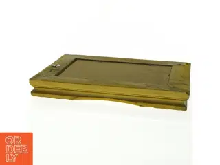 Spejl i forgyldt ramme (str. 27 x 22 cm)