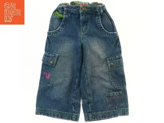 Børnejeans med lommer og broderi (str. 116)