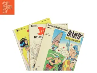 3 stk Asterix og hans gæve gallere af Goscinny (Bog)