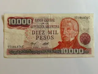 10.000 Pesos Argentina