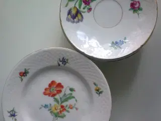 Saksisk blomst Danmark blomst flora porcelæn