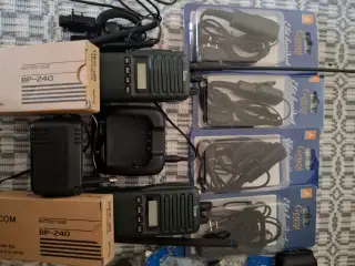 2 stk Icom jagtradioer F34  155 mhz incl tilbehør