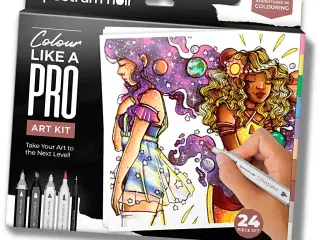 **Adventures in Colouring**, Eventyrlig farvelægning, ass. farver, 1 pk.