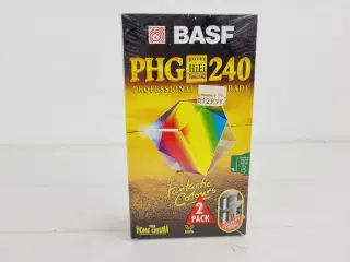 UBRUGTE 2-pak VHS 240 videobånd