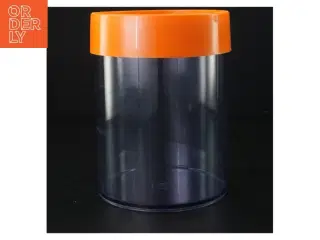Orange låg til opbevaringsbeholder
