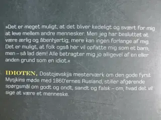 idioten, af fjodor dostojevskij, genre: roman