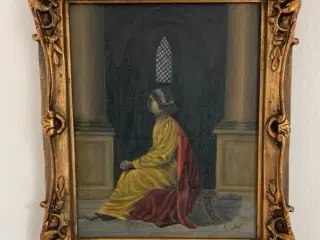 Maleri i flot ramme 30.5x36cm