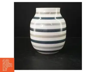 3 stk. stribet keramikvase fra K&#228;hler (str. 21 cm mv.)