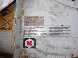 Kongskilde Aspiratør KF 60 m/7,5 hk motor 60/t time