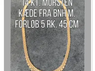 Murstens halskæde sælges