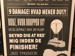 Vila kula gamer plakat i ramme