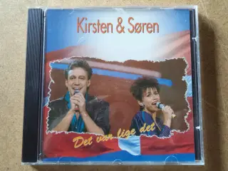 Kirsten & Søren ** Det Var Lige Det (46581cd)     