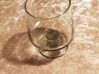 Holmegaard røgfarvet cognacglas