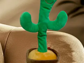 Bevægelig Talende Kaktus Med Lys