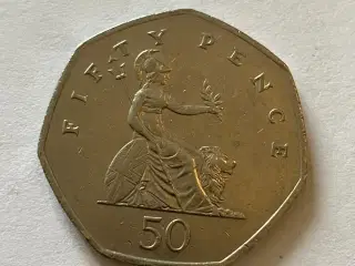 50 Pence England 1998