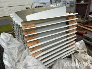 Tagplade B9S glasfiber inddækning ovenlys
